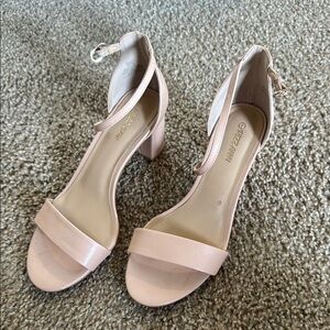Forever 21 Pink Block Heel Sandals